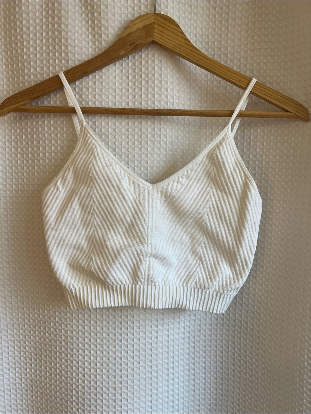Spiritual Gangster White Ribbed Cropped Tank-NWOT